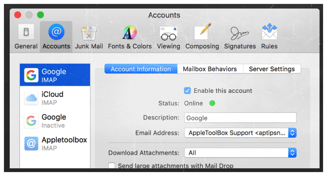 Default mail app on mac